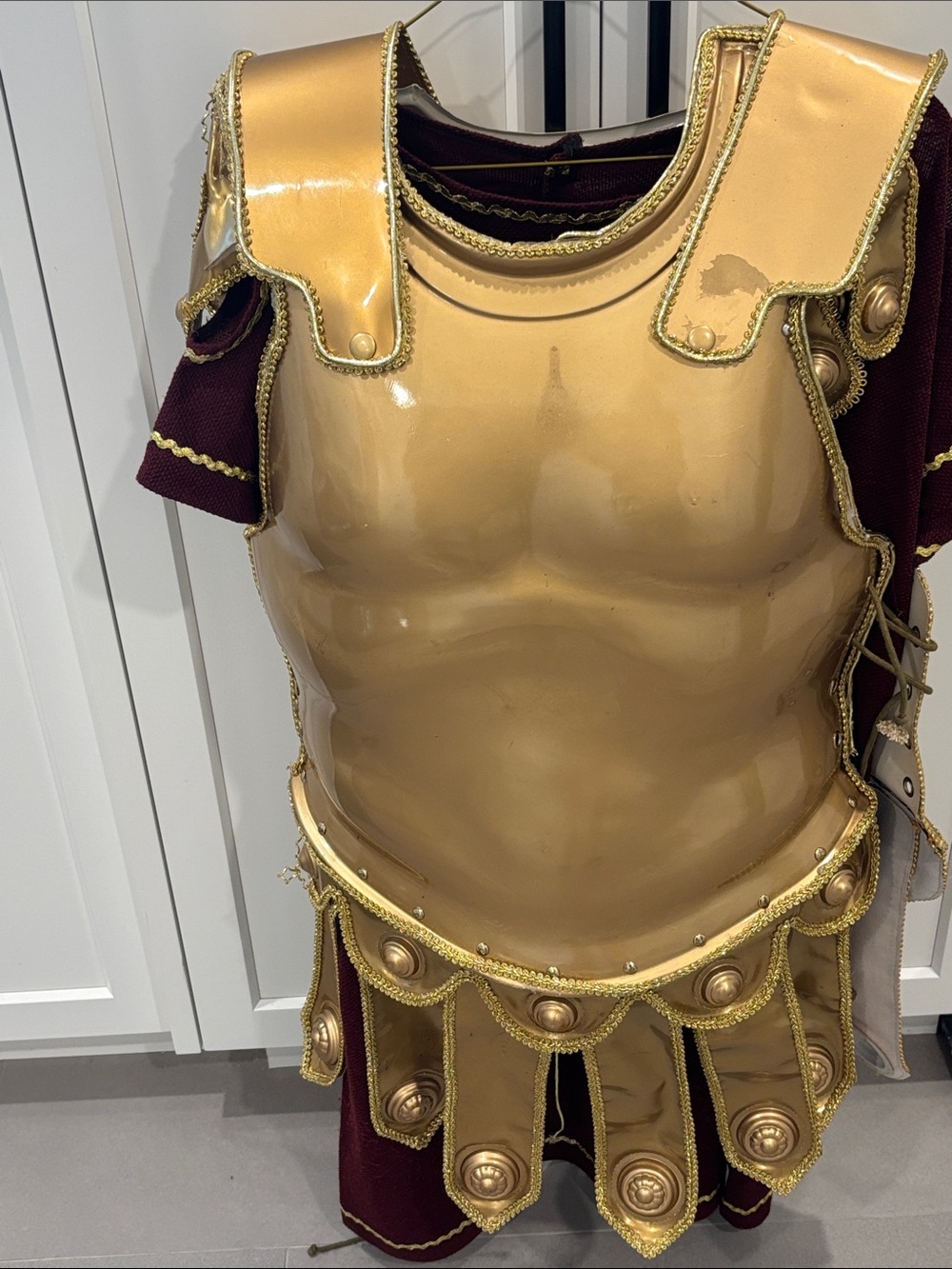 Roman style gladiator costume
